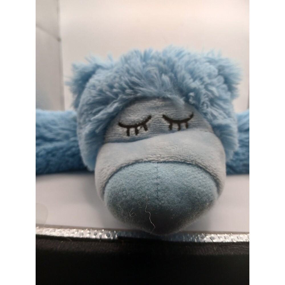 RARE Warmies Sleeping Blue Flat Bear Lavender Collector Retired Discontinued